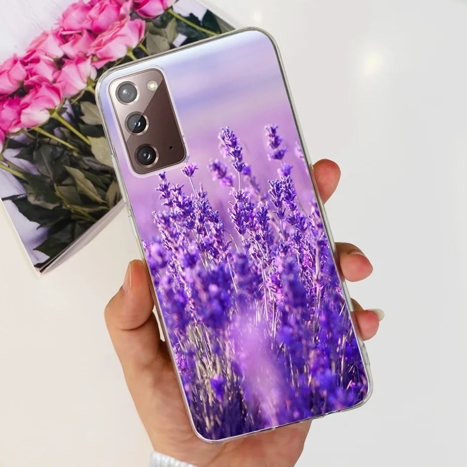 Floral Slim Soft Silicone Phone Case Cover
