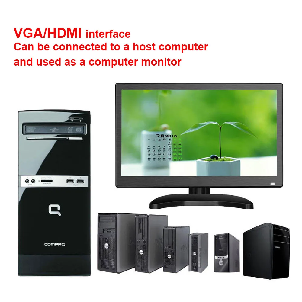 11.6 ġ AHD  Ƽ  ȣ , DVR 1920P ڵ Ĺ ī޶, Ʈ  IPS ġ ũ, AV, HDMI, VGA Է