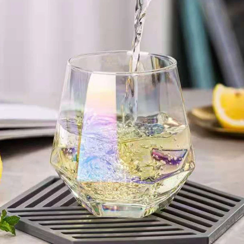 みんなが待ってた！＼再入荷待ち／人気ランキング 300ml Hexagonal Glass Creative Dazzling Transparent Home Bar その他