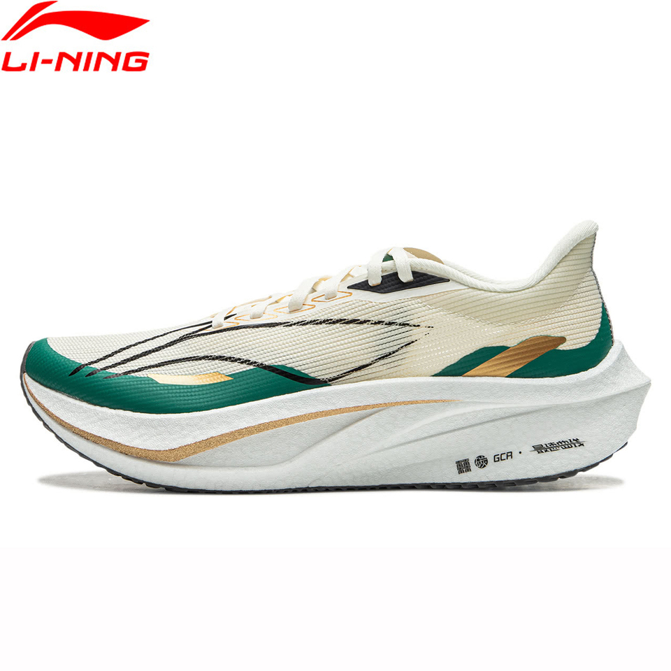Li-Ning Men FEIDIAN 4 CHALLENGER Racing Running Shoes CARBON-FIBER PLATE BOOM Cushion Sport Shoes Breathable Sneakers ARMU005