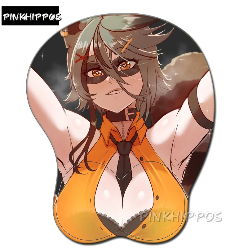 

New Anime MOUSE PAD Non-slip 3D Lovely Snuffy Vtuber 3D Soft Mouse Pads with Wrist Rest Gaming Mousepad Mat for LOLCSGO