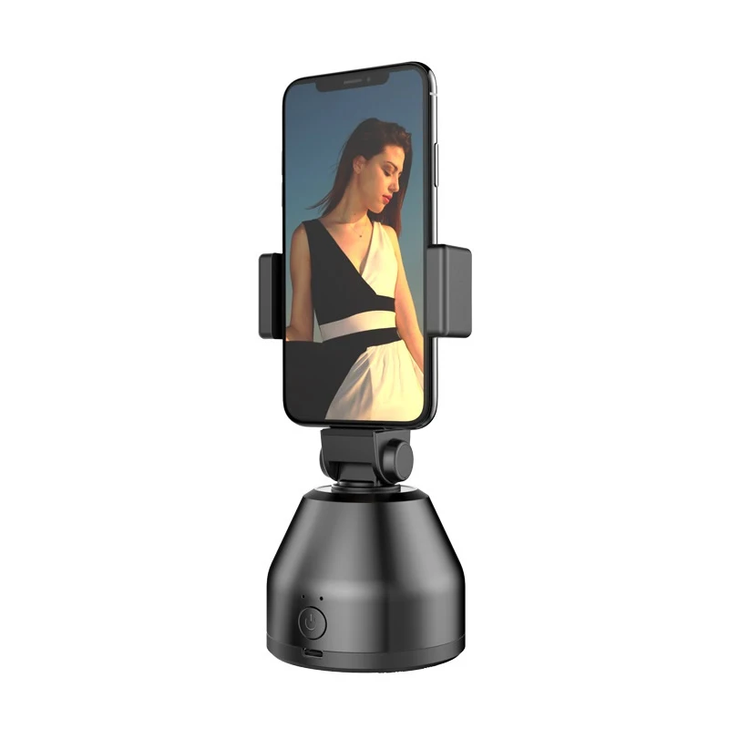 스마트 얼굴 추적 짐벌, 360 ° 회전 얼굴 추적 휴대폰 스탠드, AI 짐벌 추적 카메라 도구