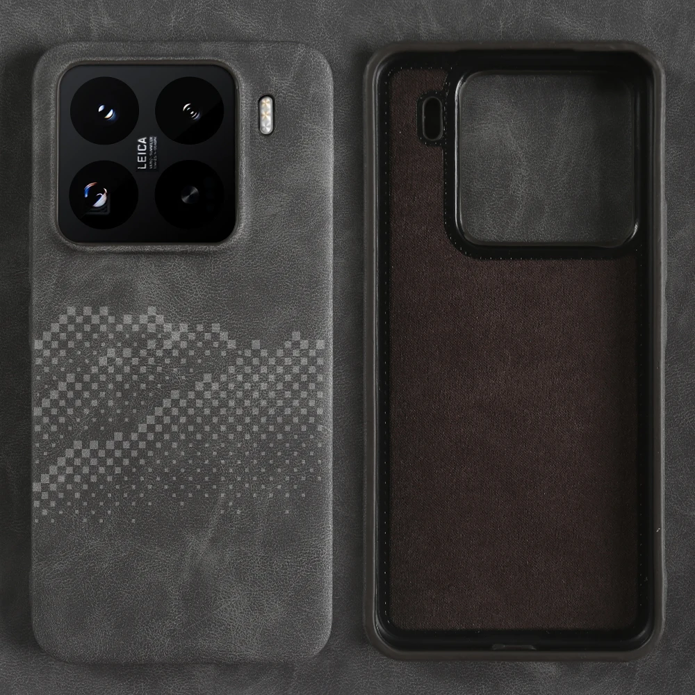 Leather Shockproof Bumper Case - Premium Protective Cover