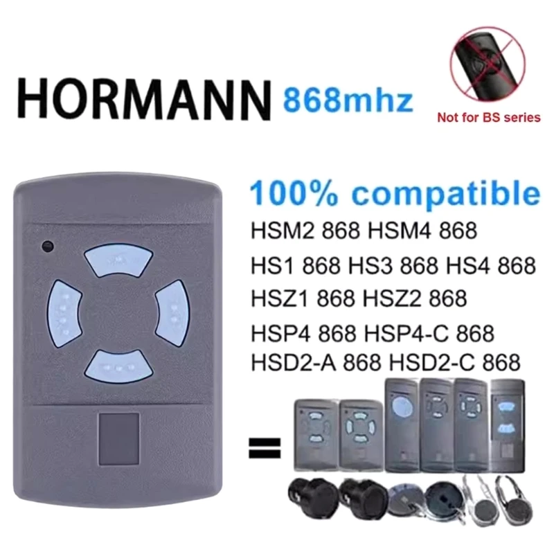 868MHZ HSM4를 위한 튼튼한 차고 문 손 전송기 편리한 원격 제어