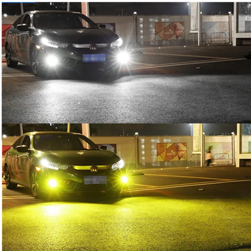 Car LED Fog Lamp Headlight Bulb 2Pcs H11 H8 H7 9006 HB4 881 880 H3 H7 24SMD 3030 led bulb led fog light led headlight led light