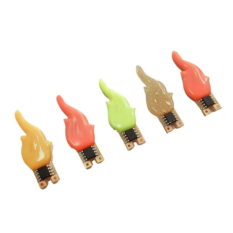 

3v Led Cob Flash Candles Flexible Filament Diode Light Decoration Light Bulb Accessories DIY Light Parts