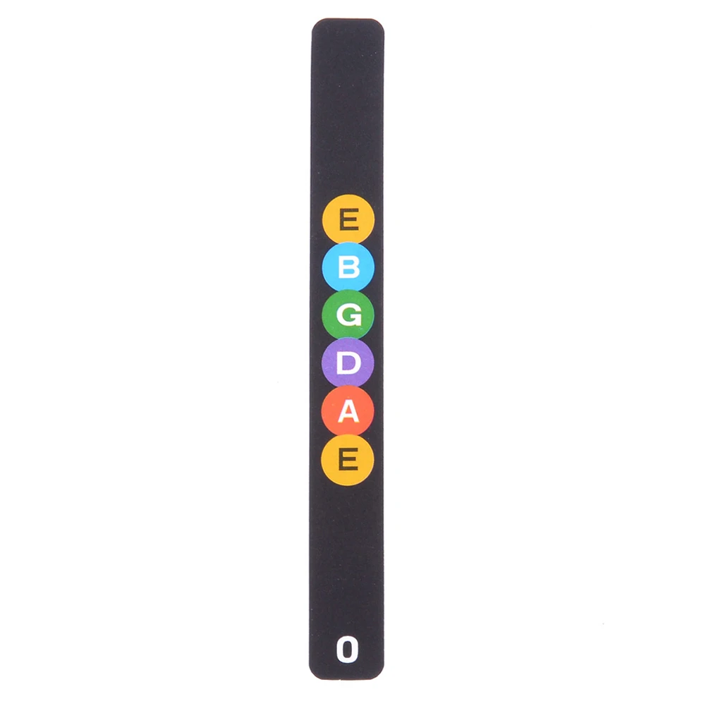 

1pc Accessories Guitar Fretboard Stickers Scales Notes Fret Decals Beginner Learning Scales Modes Chords Numbered From 0-12