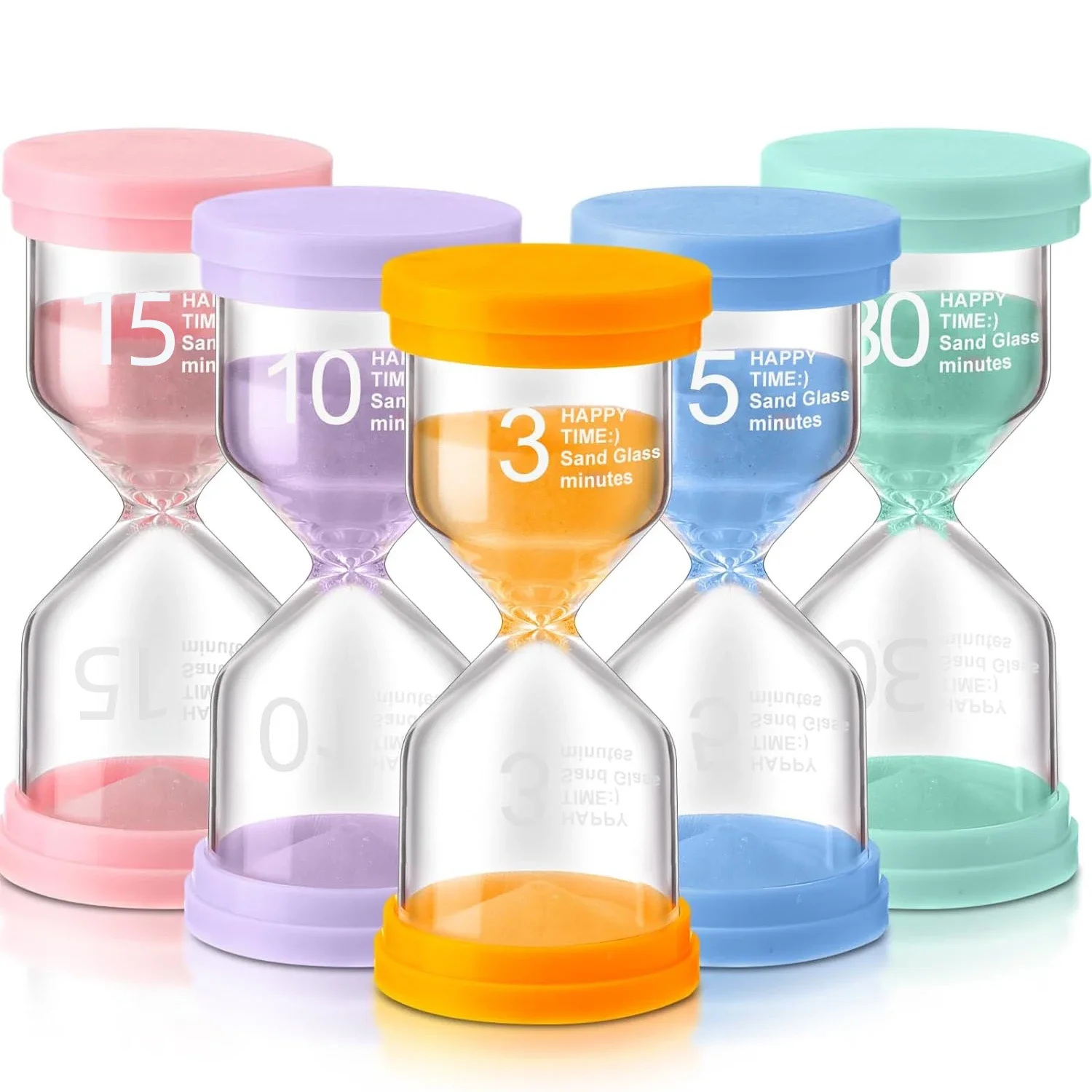 Hourglass Sandglass 3/5/10/15/30 Minutes Sand Timer 1PCS Children Kid Gift Toy Home Decoration