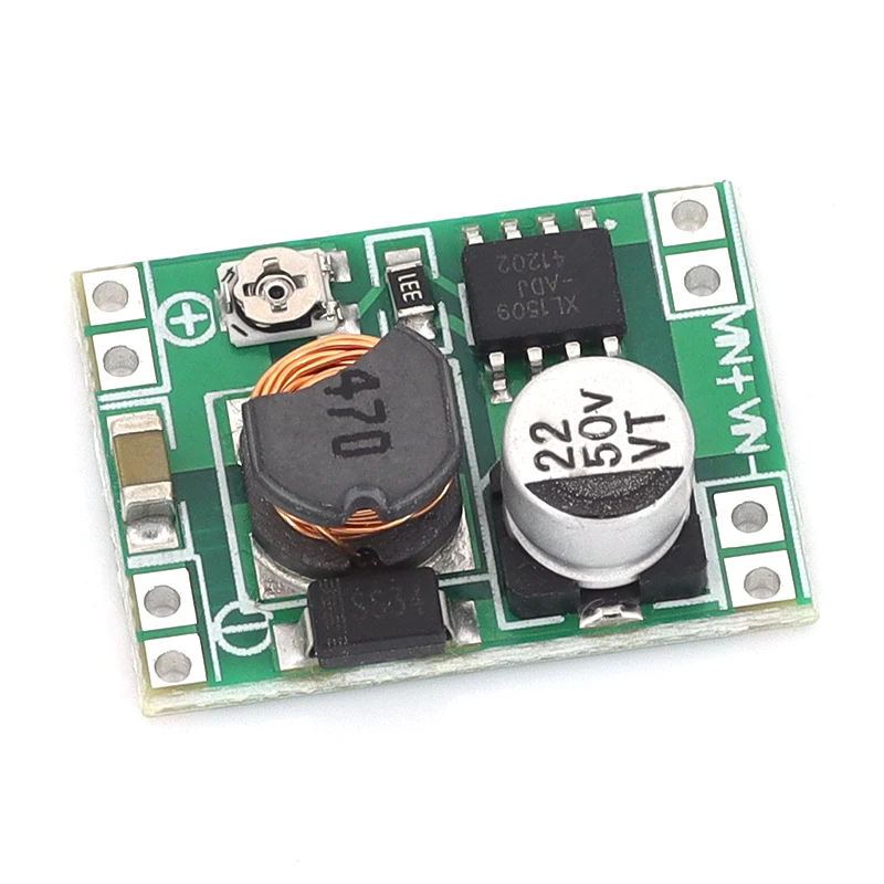 Stlxy XL1509 전압 감소 모듈 DC 5V-40V에서 1.2-35V 출력 전압 조절 가능한 미니 버전