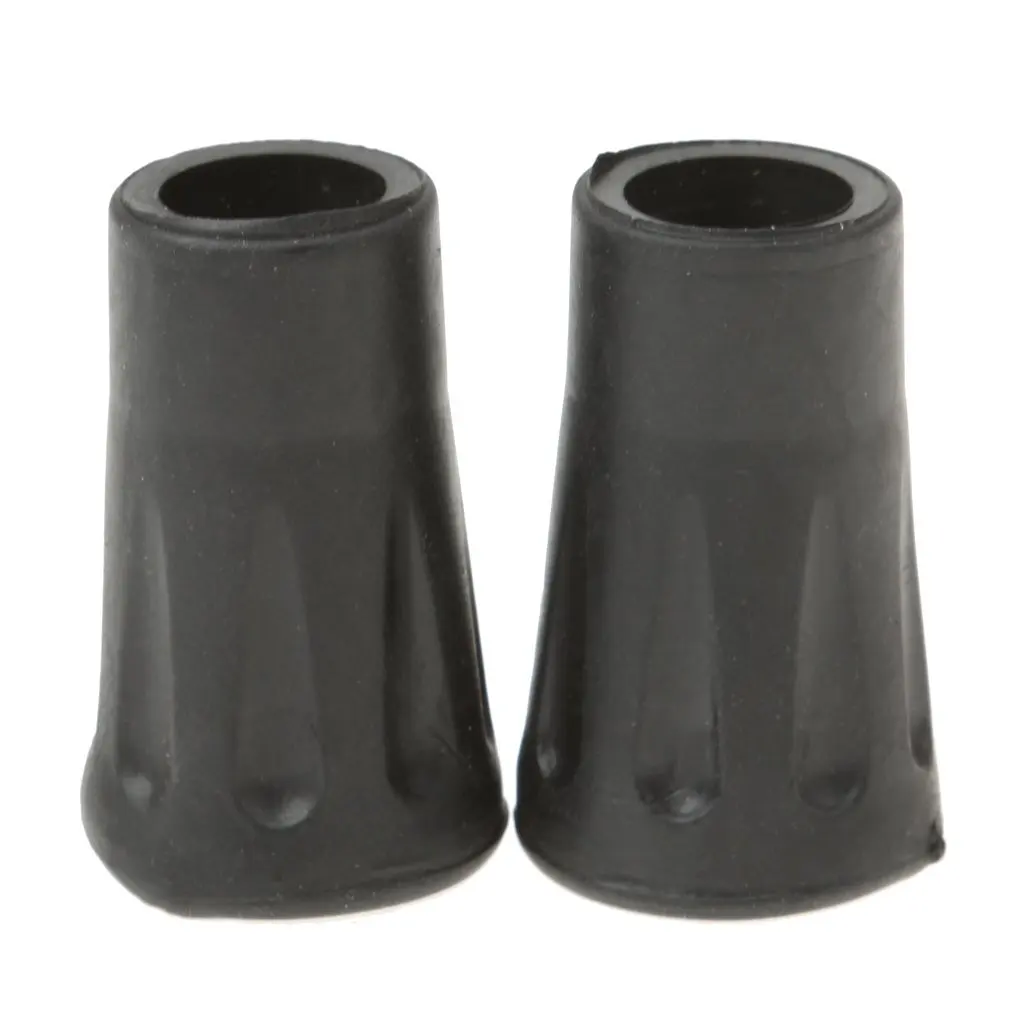 4 pcs Replacement Rubber Tips End For Hiking Stick Walking Trekking Poles 4cm