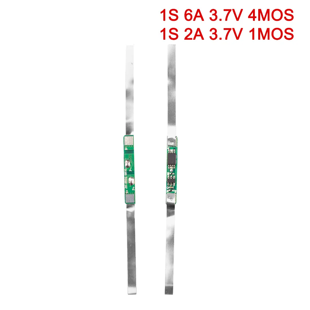1S 6A 3.7V Lithium Battery Charger/Discharger Protection Board MOS Tube Equalizer Module Battery Management System BMS Board