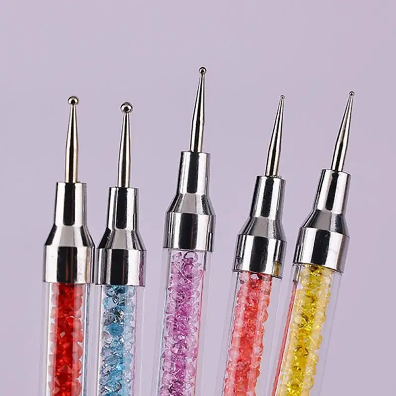 Rhinestone Pen Multi-function Bright Colors Easy To Use Double Head Design Create Complex Nail Designs Homemade Nails Innovation 2