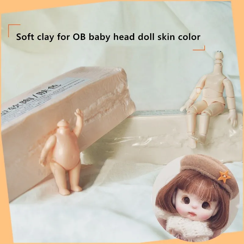 454g SUPER SCULPEY Firm/Medium Blend/Original Professional Polymer Clay Oven-bake  Clay for Doll Modeling