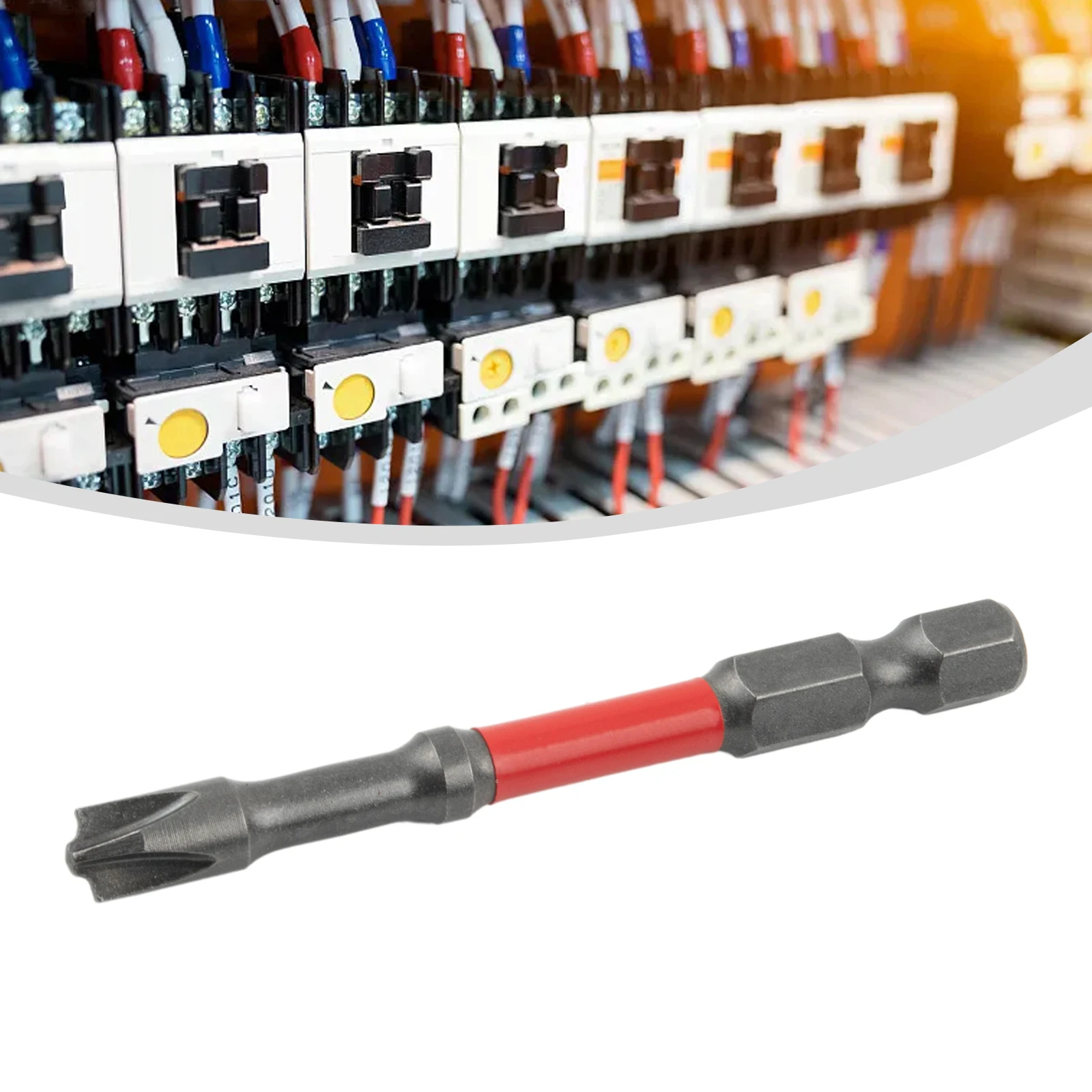 

Circuit Breakers Screwdriver Bit Electricians Special 6mm Head Alloy Steel Anti-rust Cross FPH2 Magnetic Slotted