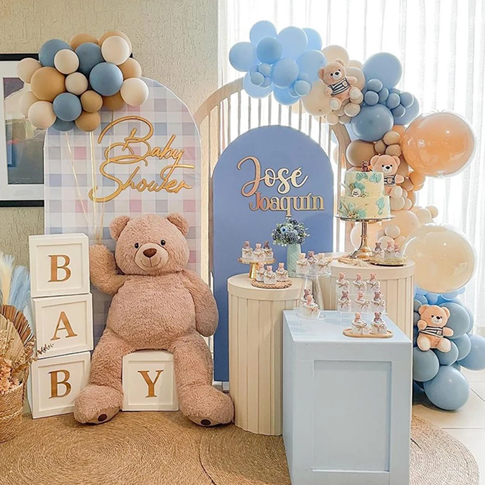 Scatole Decorazione Baby Shower | 4 Pezzi Con Lettere BABY | Per Feste Gender Reveal E Battesimo - Foto 6