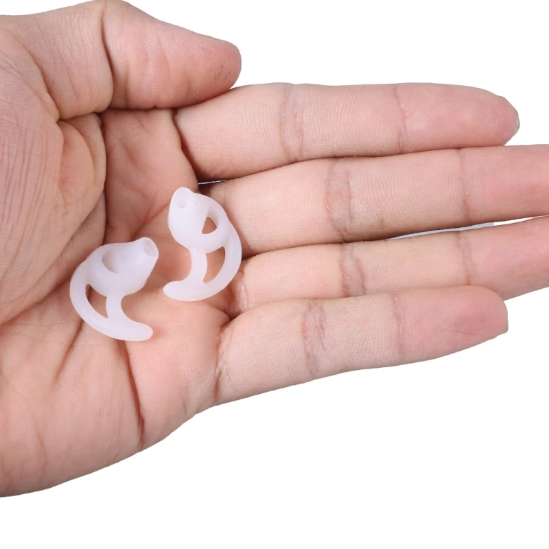 

Прямая поставка, силиконовые насадки для наушников для рации, противоскользящие противоскользящие сменные насадки для наушников