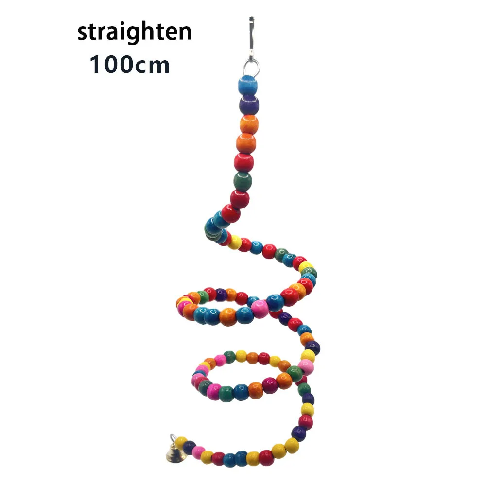 1pc Bird Cage Toys For Parrots Swing Chewing Training Toys Small Parrot Hanging Hammock