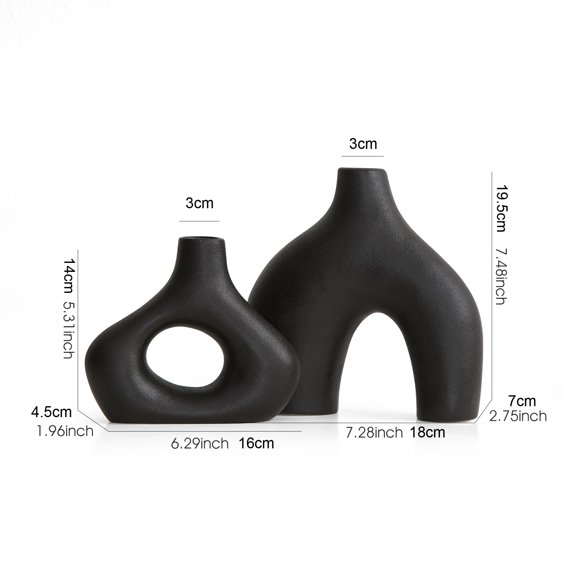 vase 2pcs