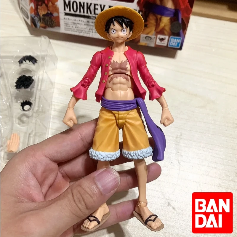 

In Stock One Piece Luffy S.h.figuarts Anime Original Monkey D Luffy Pvc Action Figures The Raid On Onigashima Gifts Toys