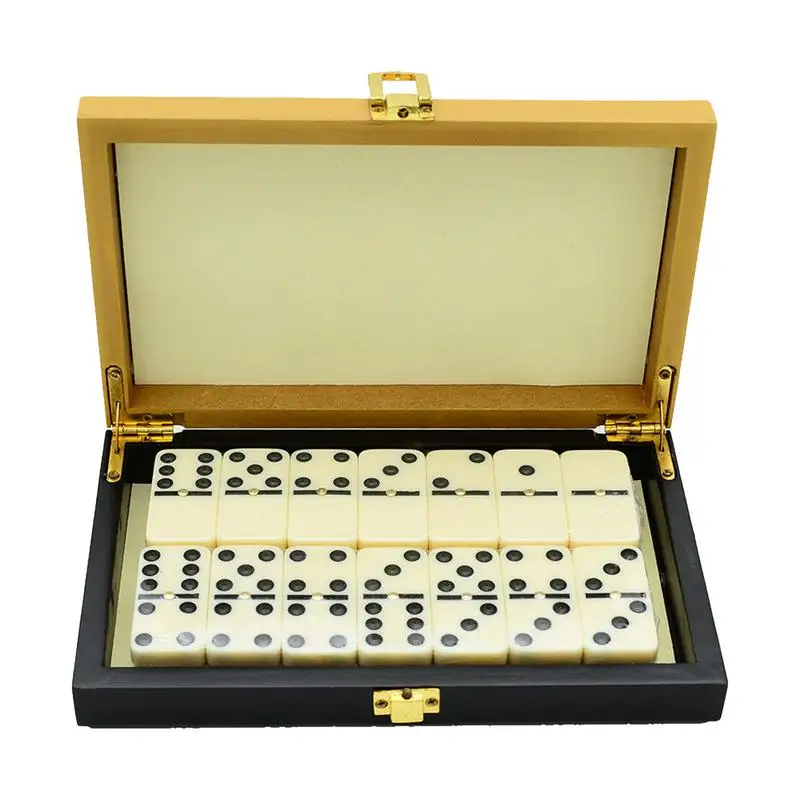 Set Domino Per Bambini Set Domino Giochi Da Tavolo Doppio Sei Domino Con Scatola Portaoggetti 28 Pezzi Numeri Gioco Da Tavolo Giochi Per Feste Domino