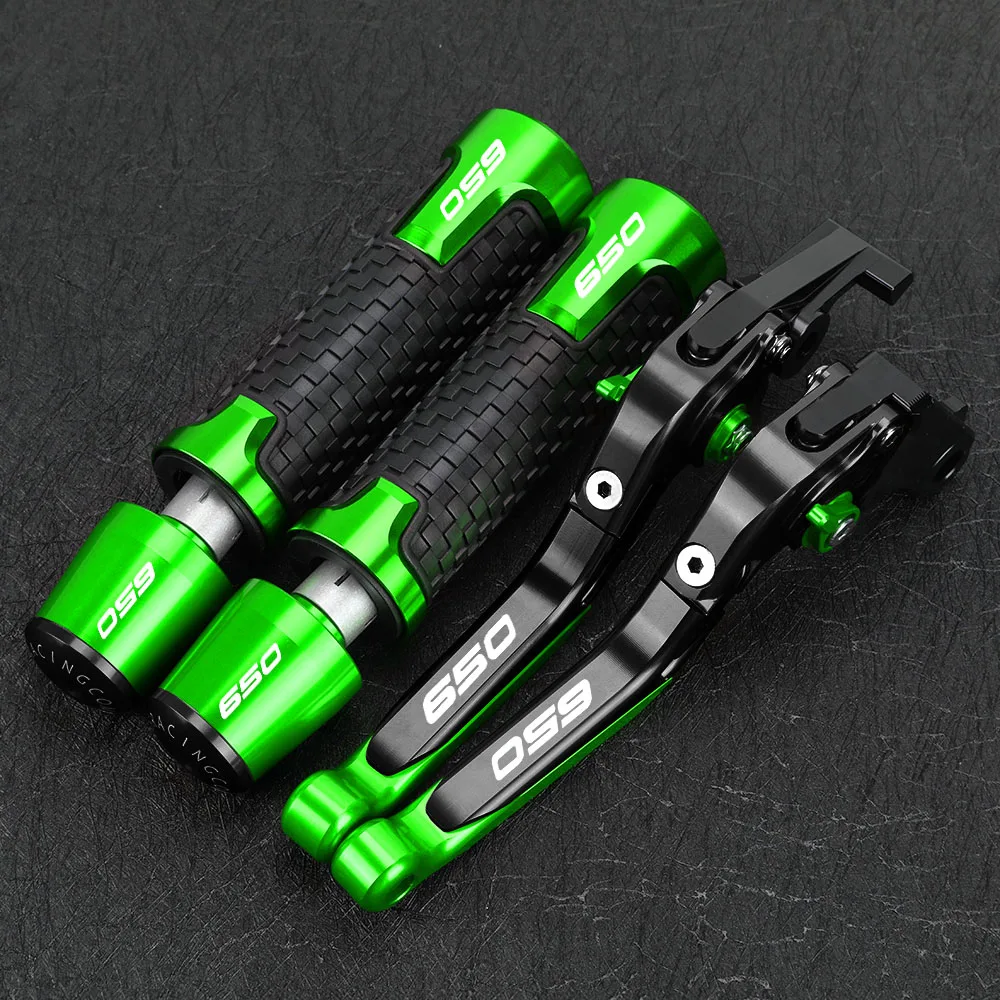 

Motorcycle Handlebar Grips Hand Bar End NINJA 650R Brake Clutch Levers For KAWASAKI NINJA650R 2017 2018 2019 2020 2021 2022 2023