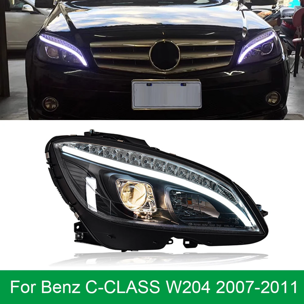 

Фонари головного света для Benz W204 2007-2010 C300 C260 C200