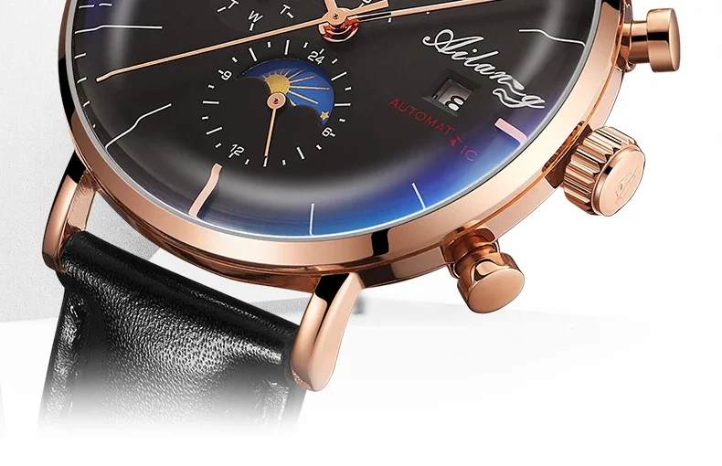 Männer AILANG Uhr Top Design Marke Automatische Uhr Männer Mechanische Taucher Uhren männer Diesel Uhr Minimalistischen männlichen Minimalismus – Detail 3