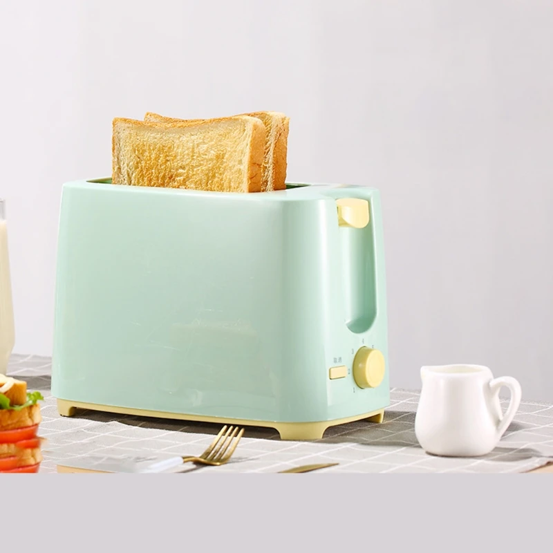 NEW Stainless Steel Electric Toaster Household 2 Slice Auto Bread Baking Machine Toast Sandwich Grill Oven Breakfast Maker