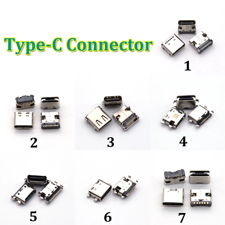 

10PCS USB 3.1 Type C Connector Charging Dock Port Plug Type-C Socket SMD DIP Female Jack For Xiaomi Huawei Samsung Sony