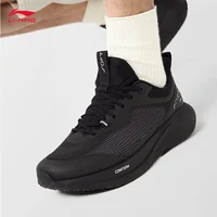 LI-NING SOFT GO 3 Chaussures de ville légères et confortables pour hommes, chaussures de sport décontractées à talon épais et souple AGLW001 3