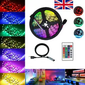 

Цветная сменная лента UK RGB для подсветки 5050