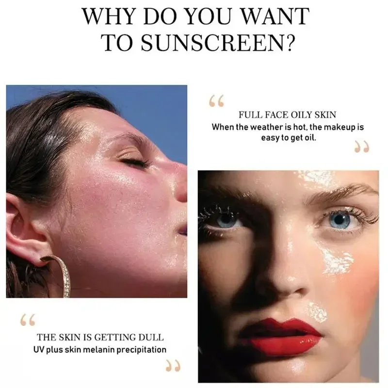 50g Collagen Snail Sunscreen Face Body Skin Care SPF50++ UVA UVB Sun Protection Cream Oil-Control Moisturizing Sun Screen images - 6