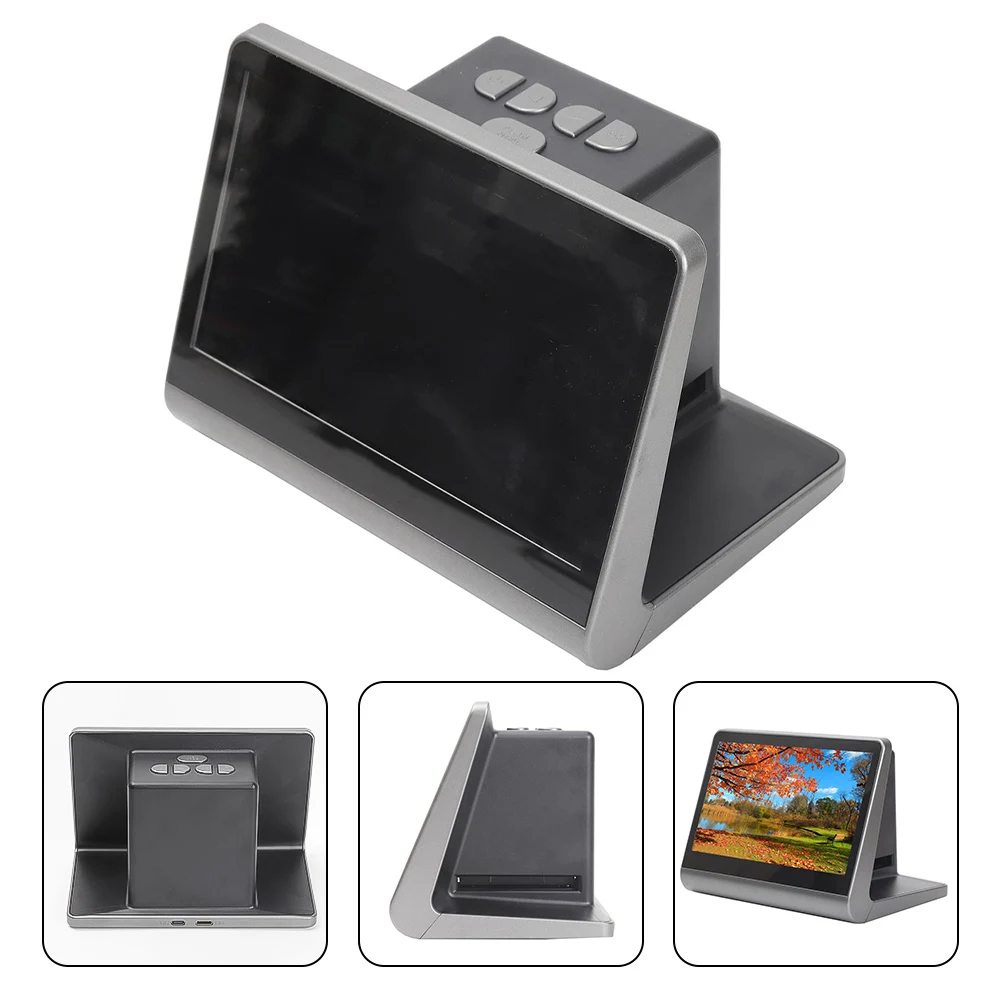 

Film And Slide Scanner 7'' LCD Screen For 135 Film(36*24mm)/126KPK /110 Film16GB Support APP 48W Pixels Display