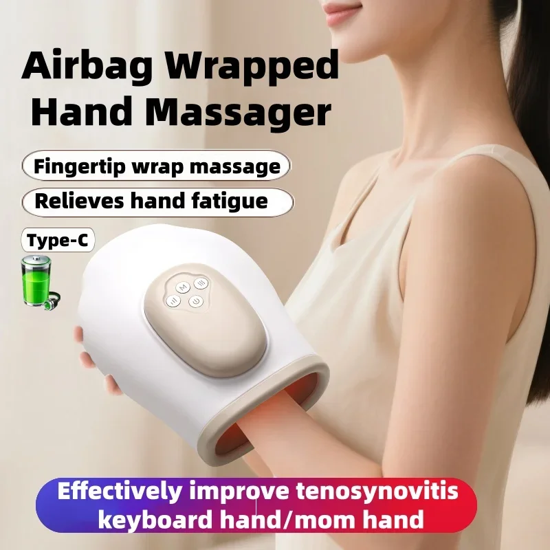 Portable Hand Massager for Relieving Palm Wrist Joint Fatigue
