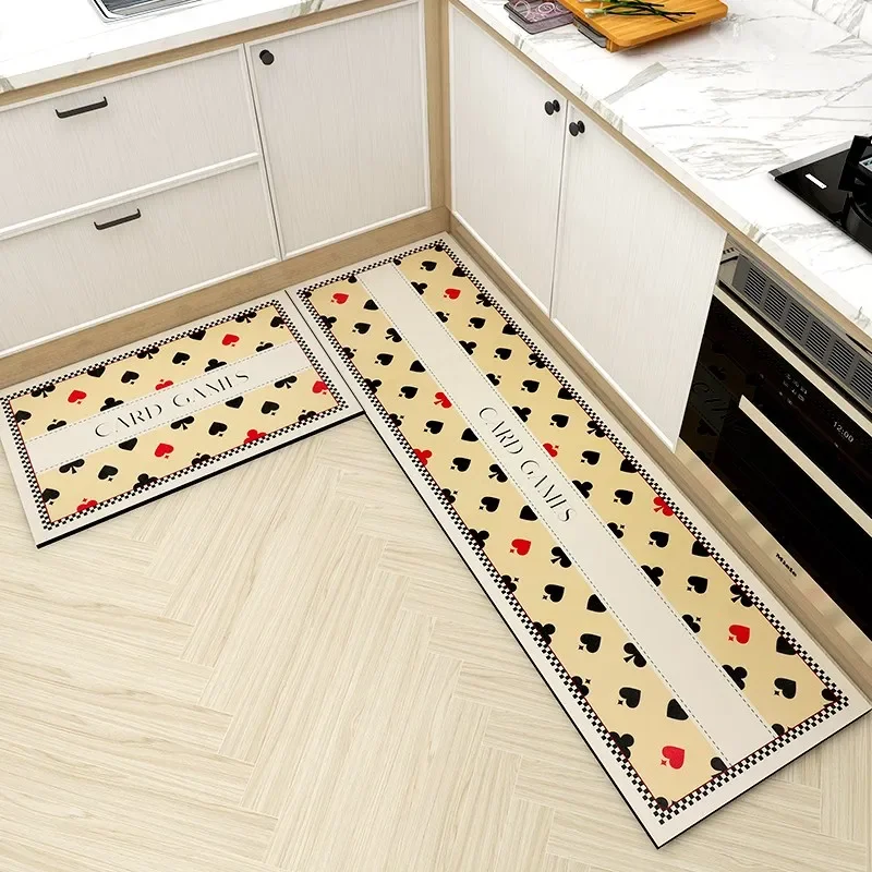 

Large and small Mixed Door Multi-functional Mat Set for Kitchen, Sink, Bathroom, Foyer - Non-Slip and Absorbent Floor Mat and Ra