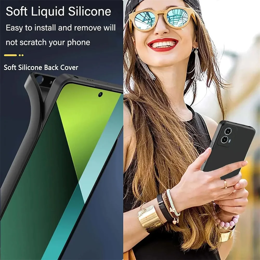 Fishion Liquid Silicone Shockproof Soft Phone Case