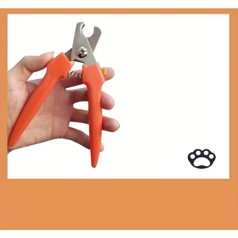 Stainless Steel Bird Nail Clipper for Parrots and Small Pets-Ergonomic Grooming Tool with Black Handles & Red Rings