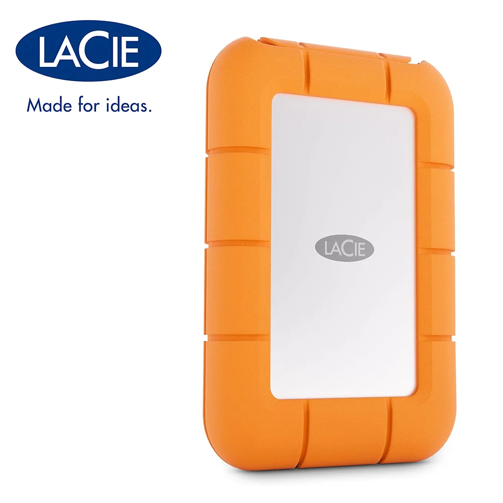 LaCie 러기드 미니 외장 SSD 1TB 2TB 4TB, PC/Mac/iPad/Thunderbolt, 40 Gb/s, 2,000 MB/s