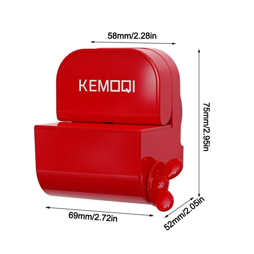 Storage Rack Clip Toothpaste Squeezer Manual Bathroom Accessories Toothpaste Holder Punch-free Suction Cup Cleanser Squeezer 6