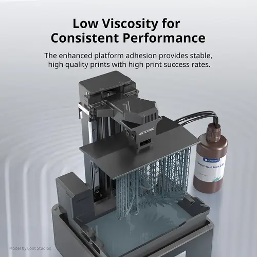 ANYCUBIC Water-Wash Resin For LCD 3D Printer High Precision Low Odor Low Viscosity 3D Printing Standard Photopolymer - Image 5