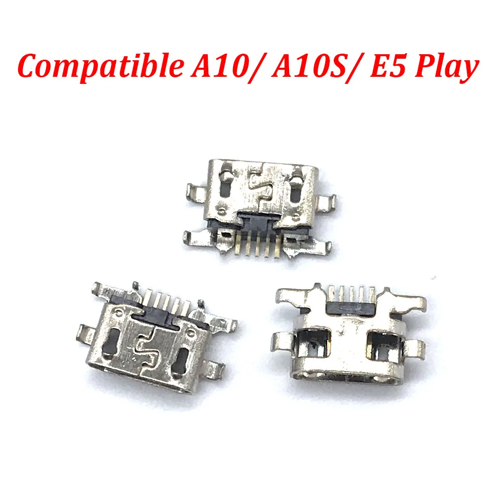 

50 Pcs For Samsung A10S A10 USB Charger Charging Port Connector For Motorola Moto E5 Play Dock Charger Replacement Parts