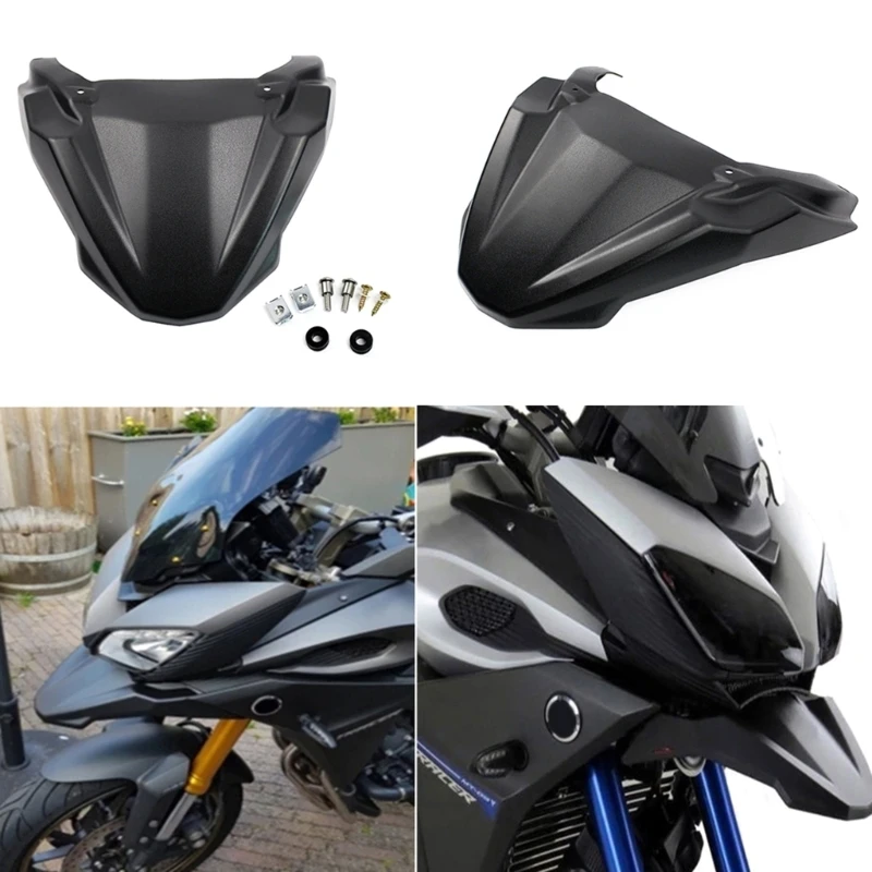 Motorcycle Front Fender Mudguard Beak Cowl Guard Extension Wheel Cover