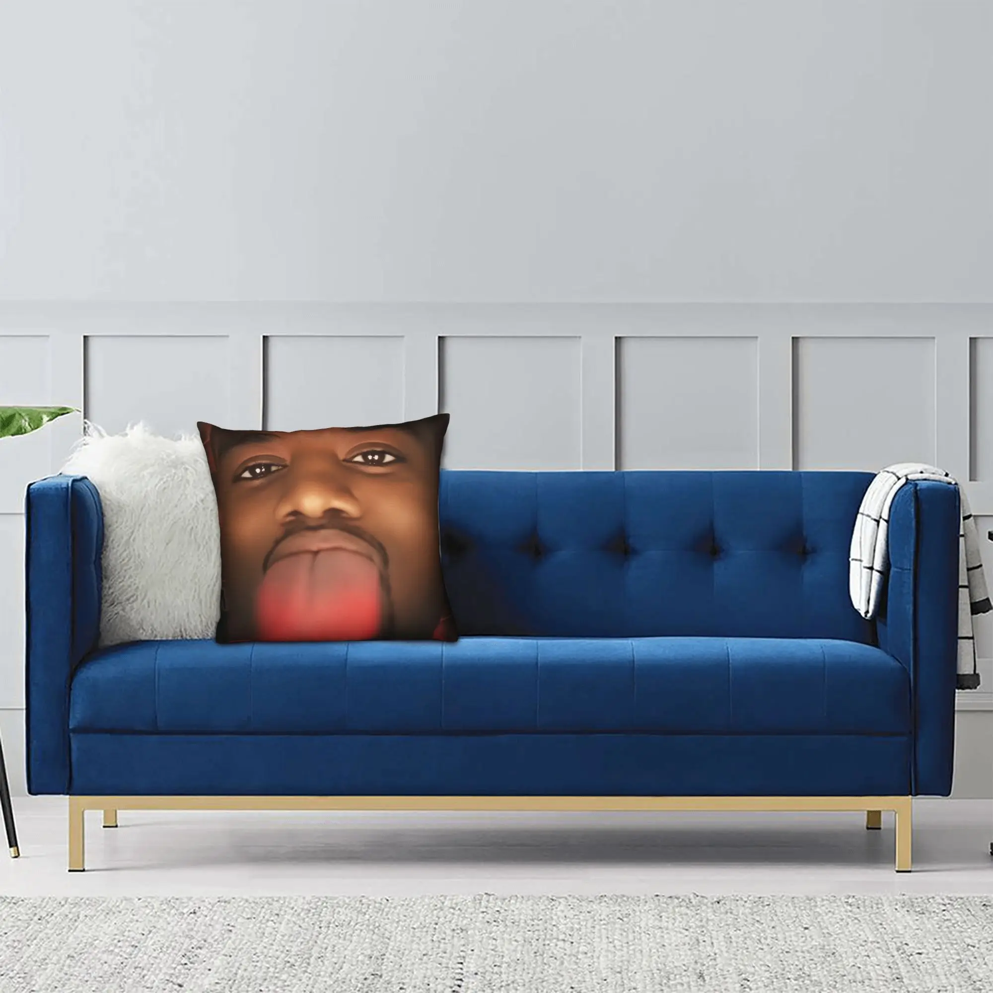 Kanye West Meme Kissenbezug, bequemer Kissenbezug, Kawaii-Kissenbezüge für Wohnzimmer, Sofa – Detail 9