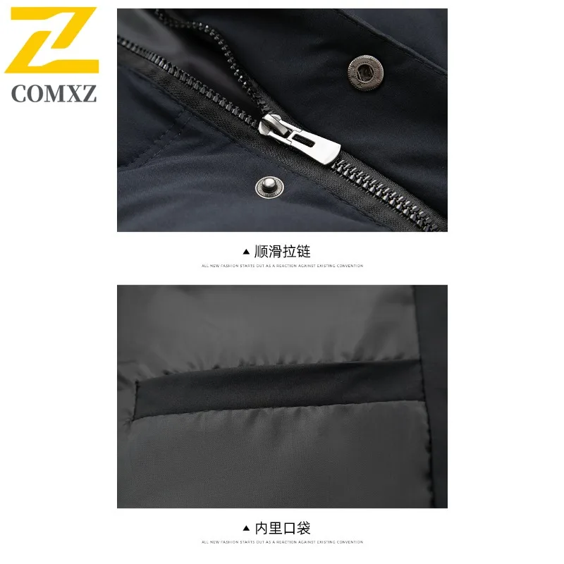 EIAO Men's Winter Padded Work Jacket for Senior Thermal Hooded Coat with Seam-Sealed Technology for Extreme Cold Protection 2025