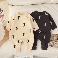 Spring Autumn Newborn Fashion Cartoon Suit Cotton Comfortable and Soft 0-12 Months Boys & Girls Long Sleeved Cute Baby Bodysuit 2