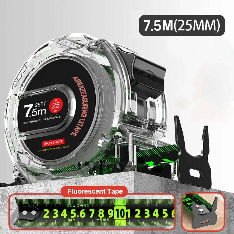 5 Meter Precision Durable Measuring Tape - Clear and Reliable Hand Tool