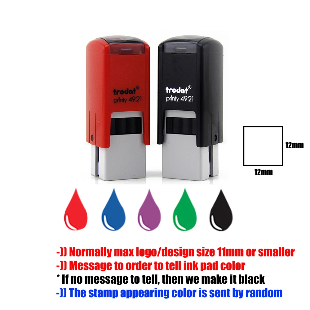 Self Inking Stamp Office Teacher Mini Personalized Name For Scrapbooking Signing
