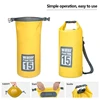 PVC Waterproof Dry Bag Double Shoulder Outdoor Sport Bag for Trekking Floating Sailing Canoing Boating Swimming Storage Backpack 5