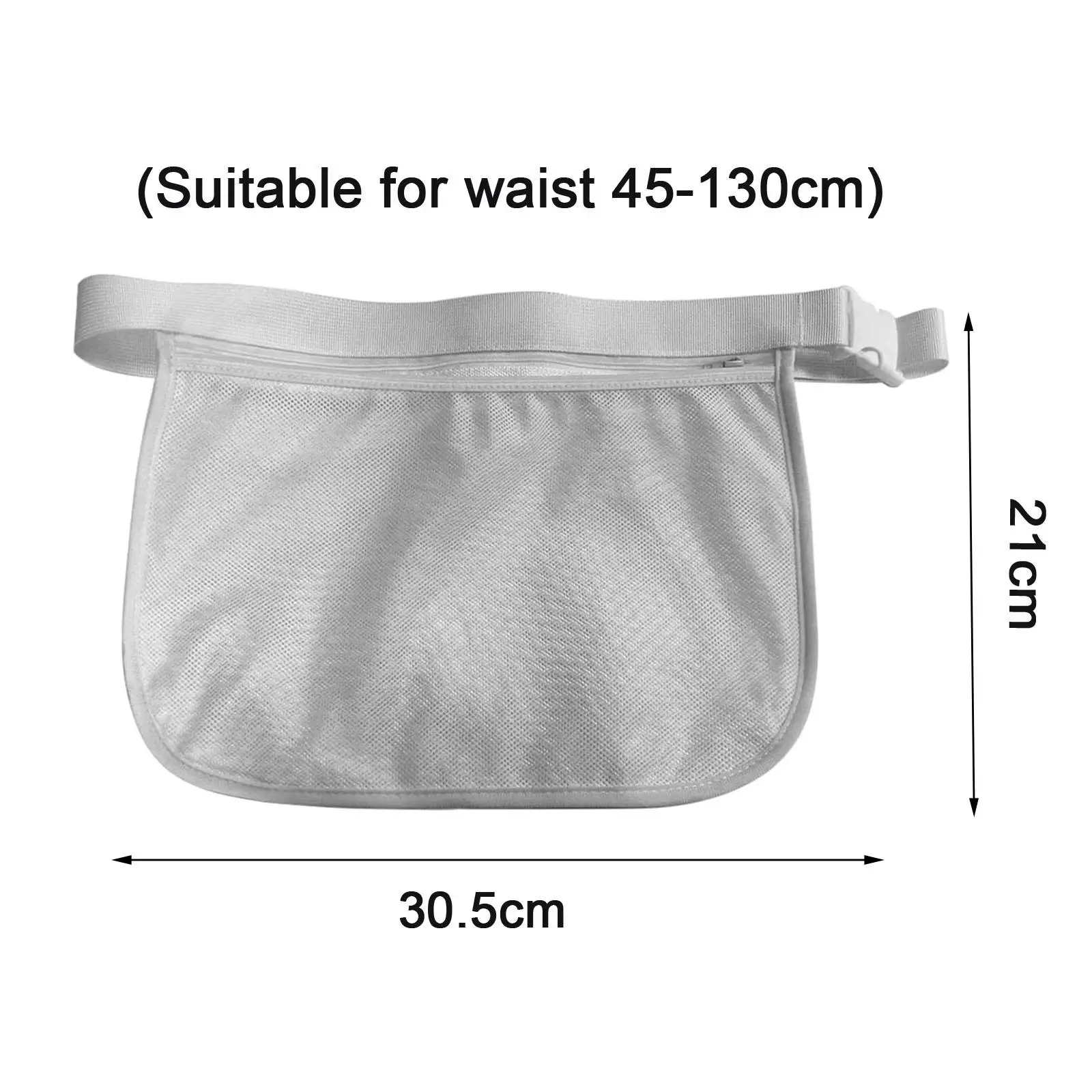 Tennis Ball Holder Waist Pouch Bag Carrier for Pickleball Exercise Badminton