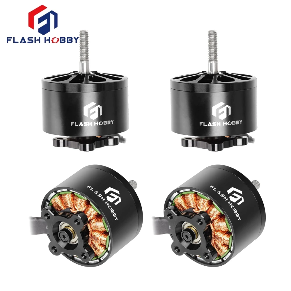 FlashHobby Flash Hobby A4320 4320 KV350 BLDC Outrunner Motor 5mm Shaft For RC Fixed-wing Fpv Drone Parts Accessories